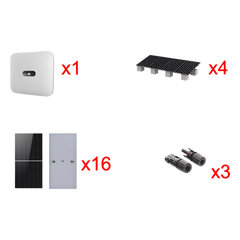 Kit Solar Interconexion  / 10kW  220Vca / Inversor HUAWEI / Montaje Incluido