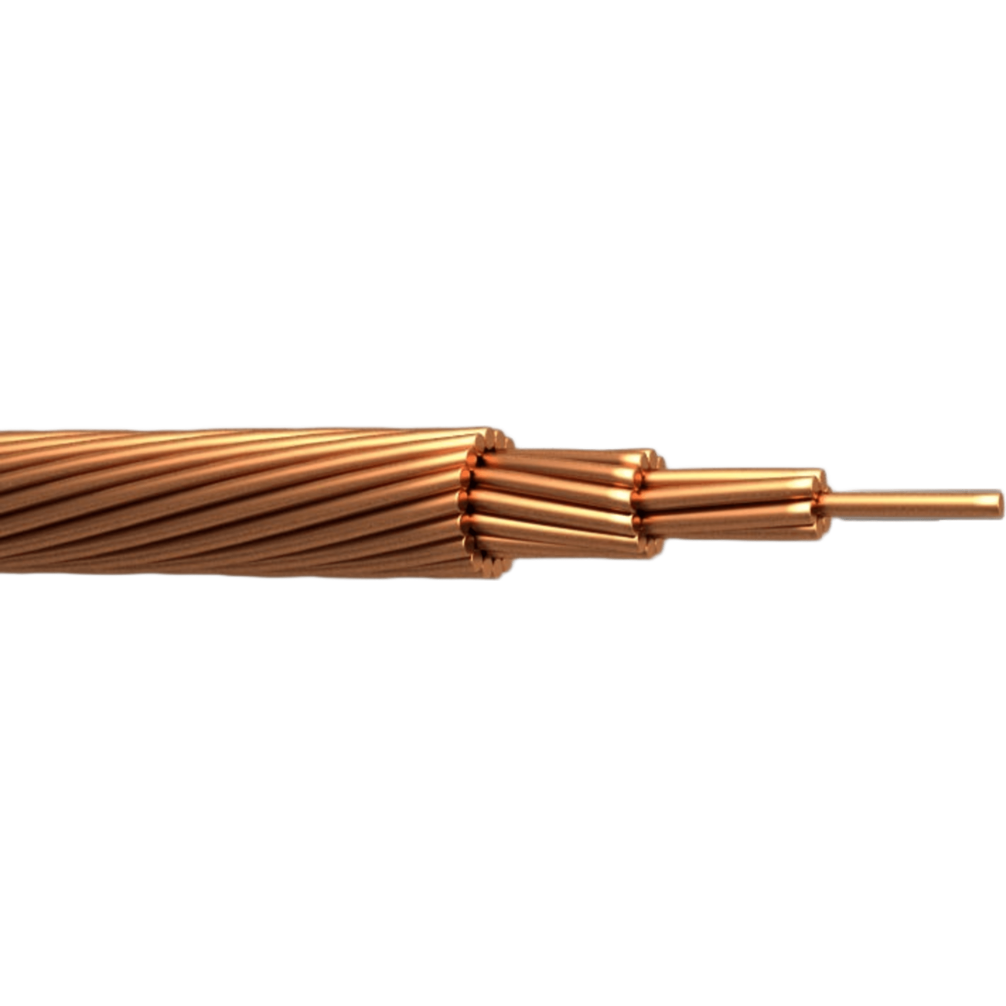 Cable de Cobre Desnudo | Calibre 4/0 AWG EN 19 HILOS  | Construcción Concéntrica | Alta Conductividad Eléctrica | Uso en Líneas Aéreas y Puestas a Tierra