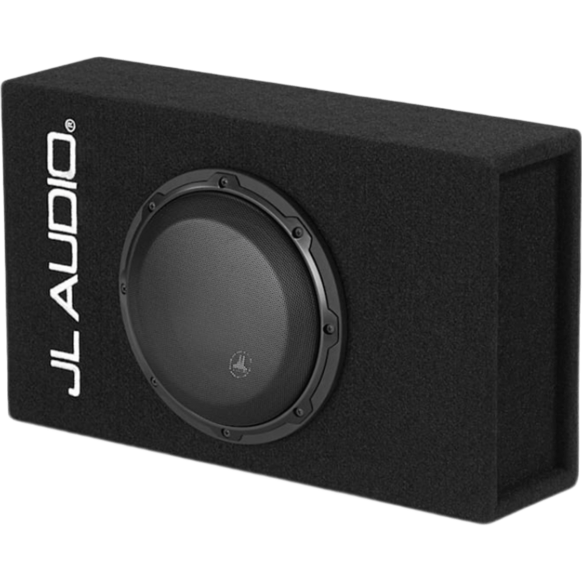 Subwoofer Amplificado para Coche / 8″ (20.3 cm) / Amplificador Integrado 250 W RMS / Impedancia 0.4 &Omega; o 0.2 &Omega; / Carcasa con Puertos / Rejillas Incluidas / JL Audio MicroSub+ W3v3