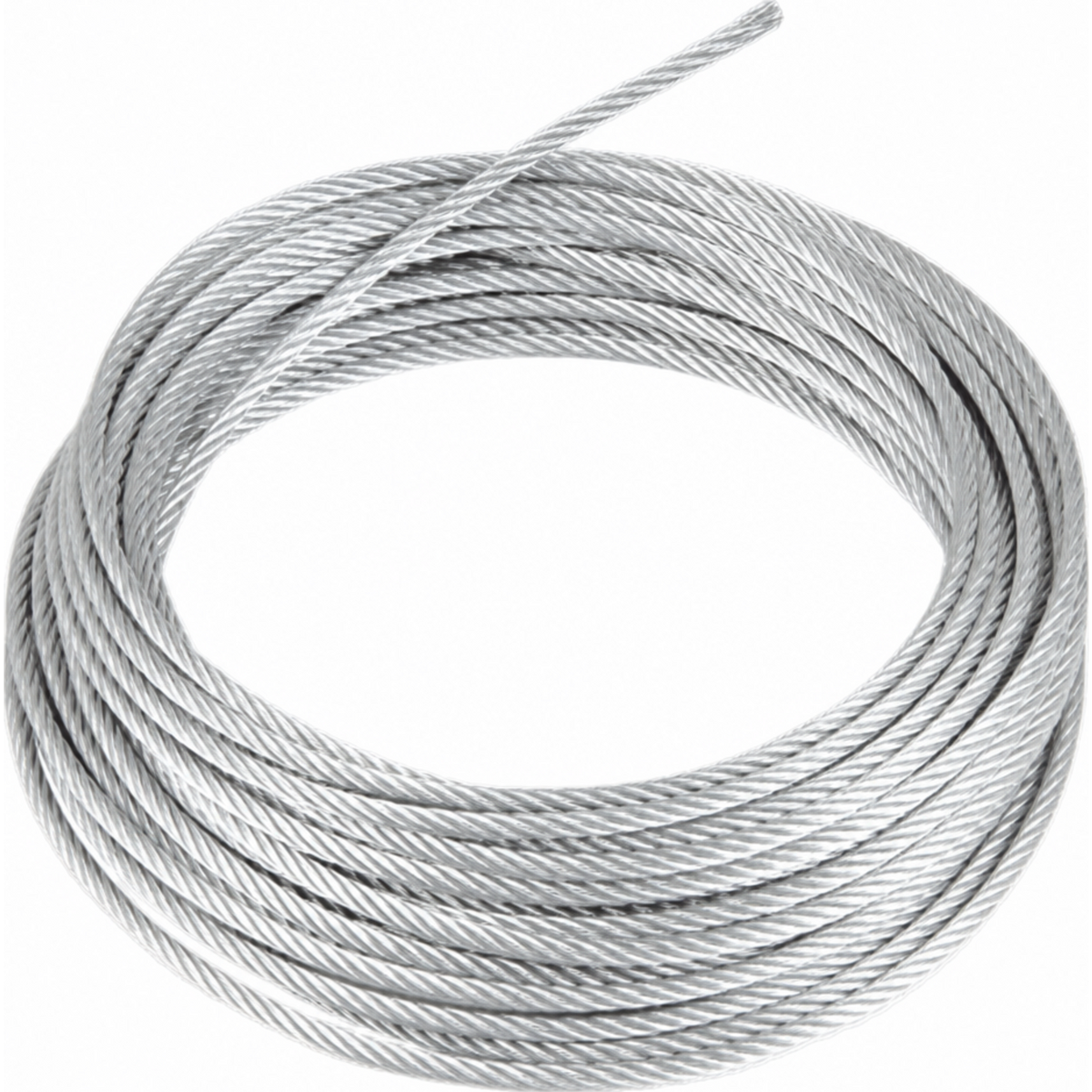 Rollo o carrete de 200 Metros de Retenida de 3/16" de Alta Resistencia, Galvanizado clase A.