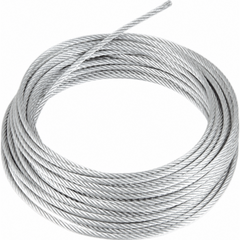 Rollo o carrete de 200 Metros de Retenida de 3/16" de Alta Resistencia, Galvanizado clase A.