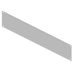 Tapa Ciega para Rack 19 in / 2 Unidades (2U) / Acero Calibre 14 / 483 mm x 88 mm (19.02 in x 3.46 in) / Pintura Electrostática Blanca / Componente Pasivo