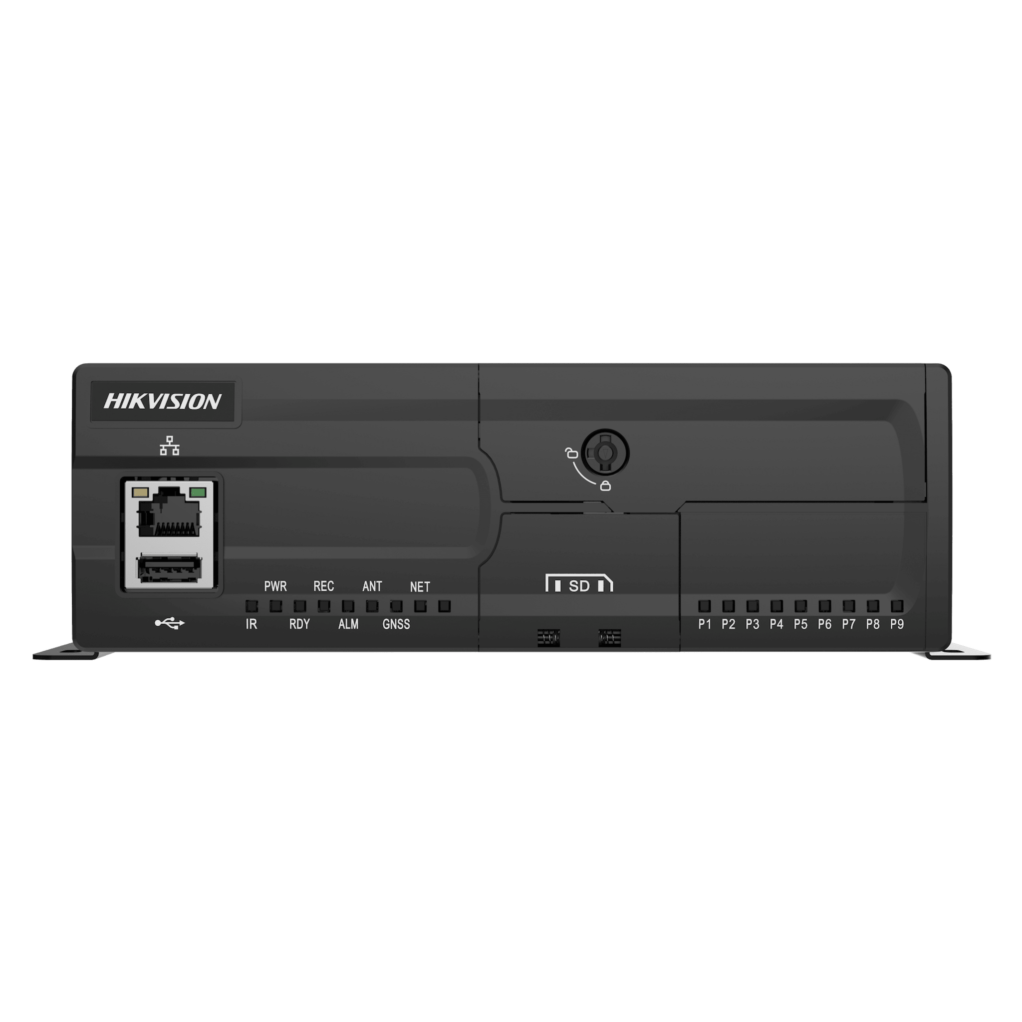 NVR Móvil de 8 Canales de 2 Megapixel / 8 Puertos PoE / 1 Bahía de Disco Duro / Incluye Modulo GPS