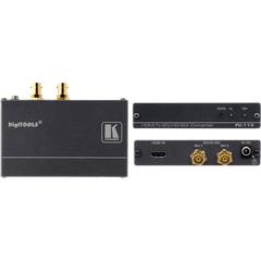 Conversor de Formato HDMI a 3G HD-SDI | 1 Entrada HDMI | 2 Salidas SD/HD/3G HD-SDI BNC | Tasa de Datos hasta 3 Gbps | Audio Embebido | Compatible HDTV | Multi Estándar SMPTE 259M, 292M y 424M | LED Active Input |