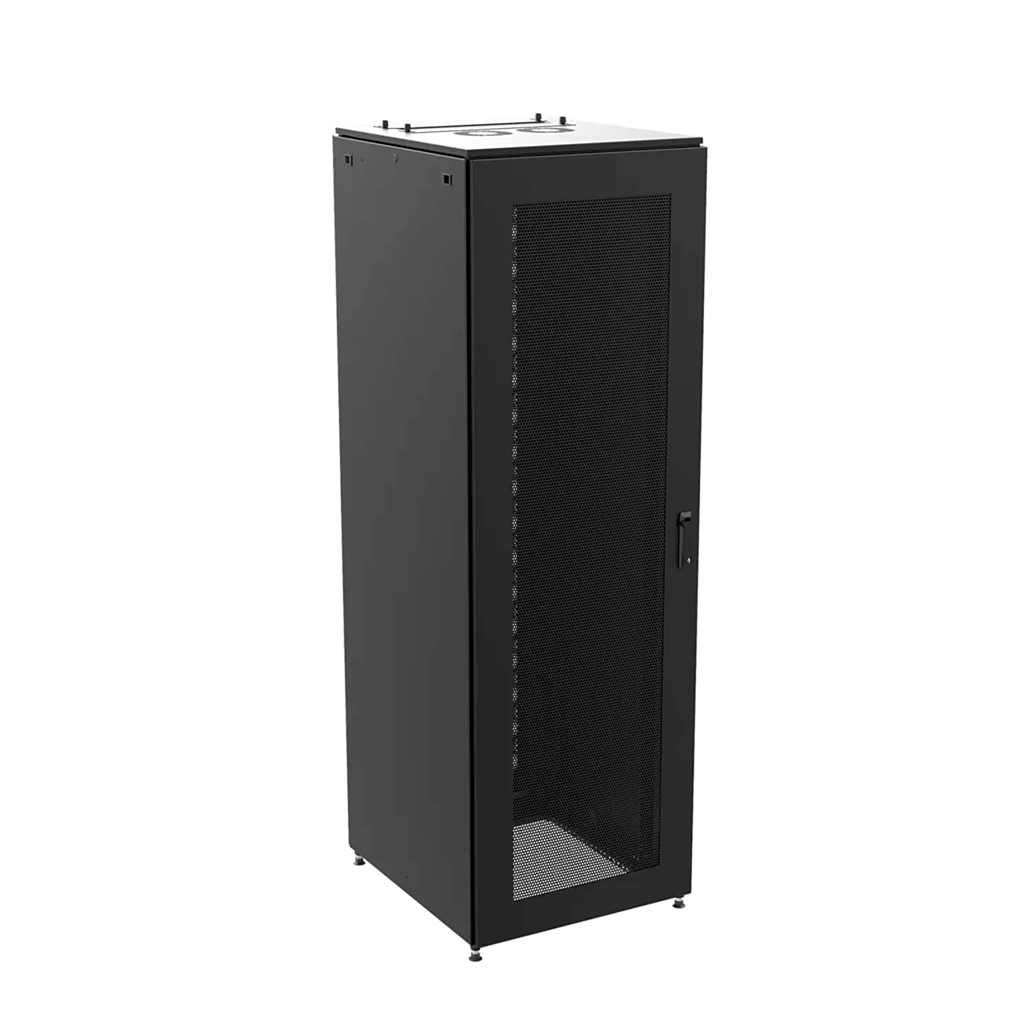 Gabinete de Telecomunicaciones ProLine S1 48 UR  Dimensiones 2350 x 800 x 1200 mm Acero color Negro RAL 9005 / Puertas Perforadas / Certificaciones UL-cUL