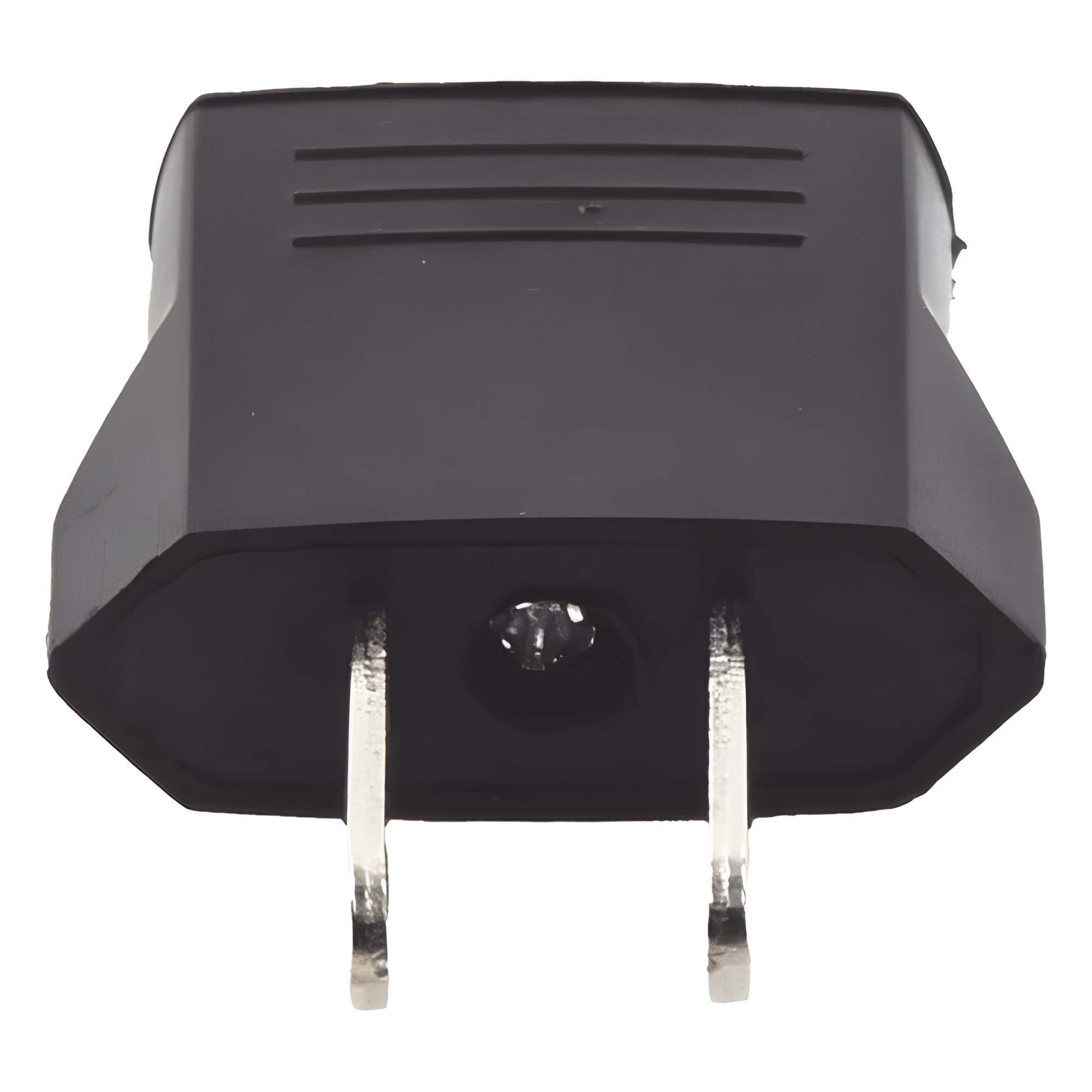 Adaptador de enchufe europea a americano, Calidad PREMIUM @ 6 A ; 110 - 250 Vca