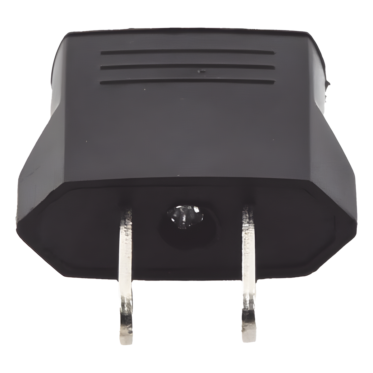 Adaptador de enchufe europea a americano, Calidad PREMIUM @ 6 A ; 110 - 250 Vca