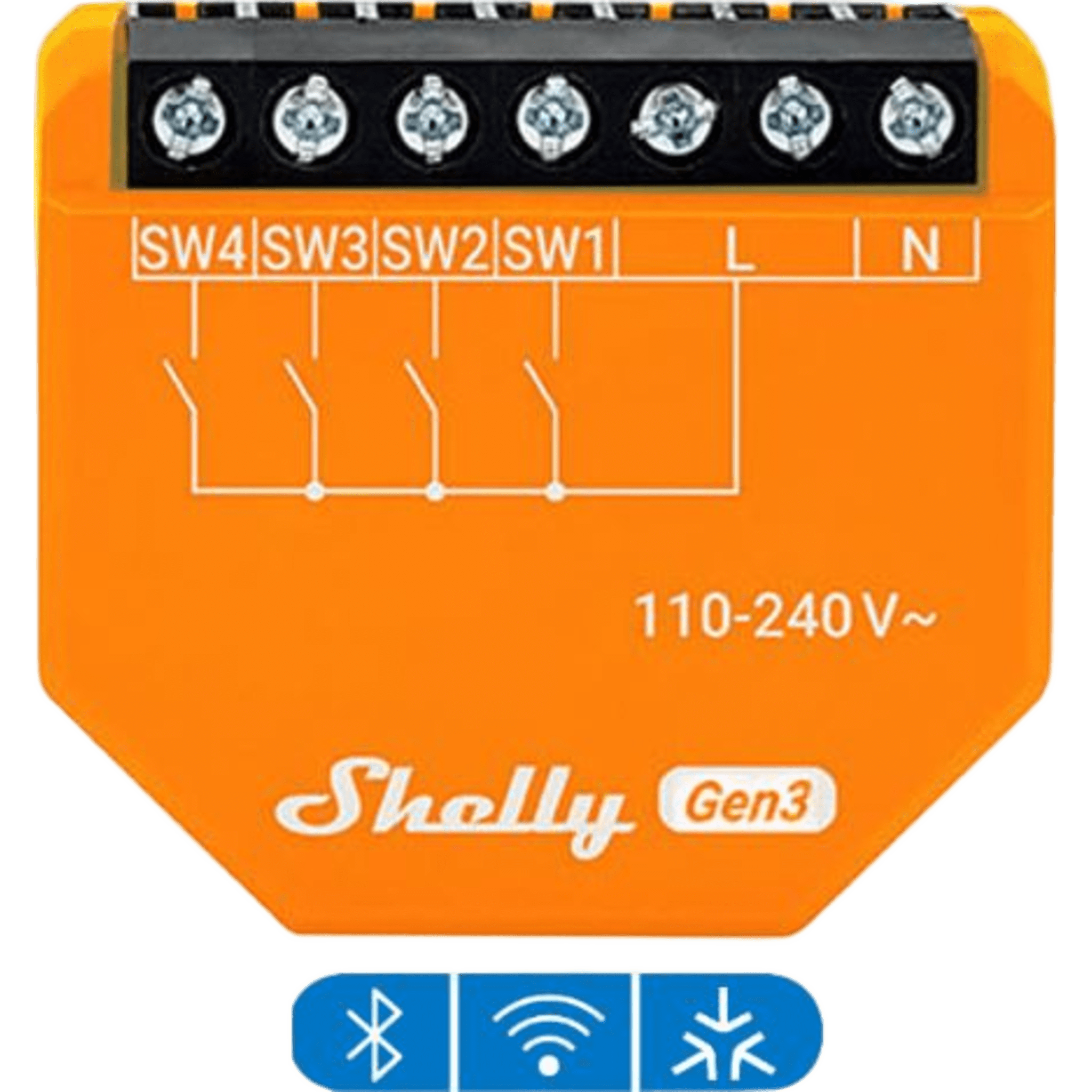 Controlador de Cuatro Entradas Digitales / WIFI/ Residencial / Nube P2P y control local / Google Nest / Alexa