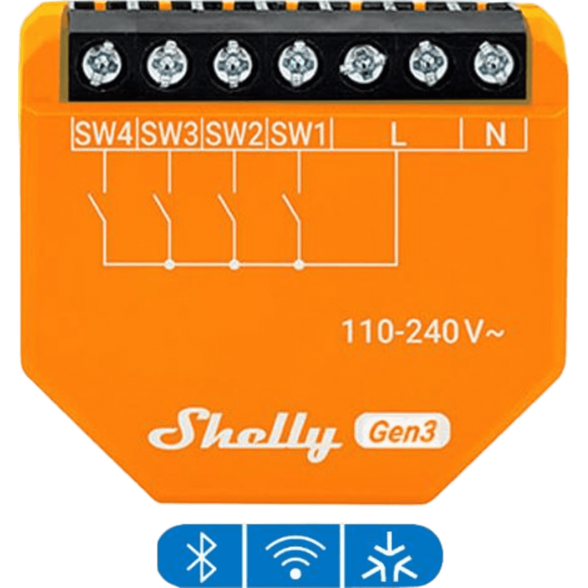 Controlador de Cuatro Entradas Digitales / WIFI/ Residencial / Nube P2P y control local / Google Nest / Alexa