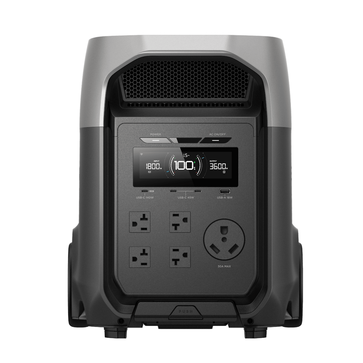 Estación de Energía Portátil EcoFlow DELTA 3 ULTRA, 3072Wh, Batería LiFePO4, Salida 3600W (Surge 7200W)