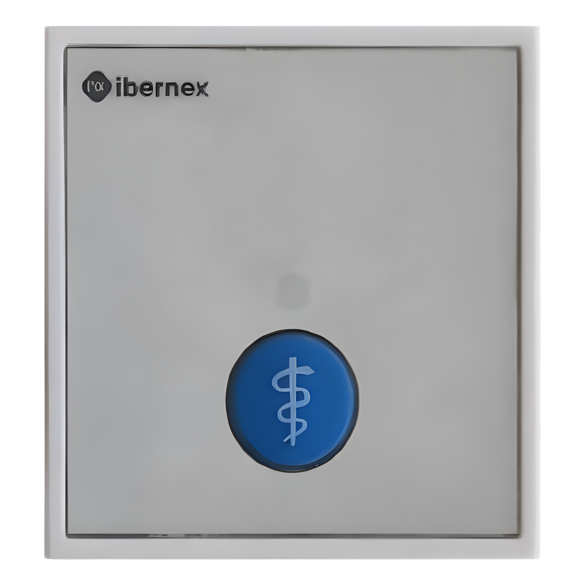 Módulo de Botón para Empotrar / 1 Tecla Iluminada con Realimentación Táctil y Audible / Lector RFID 125KHz Integrado / Comunicación RS485 / Señalización Luminosa de Estado de Alarma y Presencia Médic