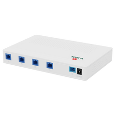 Splitter Activo 1x4 para Alimentación de 4 Dispositivos POF, puertos SC/UPC