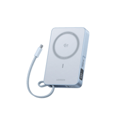 Powerbank  Magnético Inalámbrico / 10000 mAh 36 Wh / 30W USB-C PD3.0/PPS/UFCS + Cable Integrado 60W / Carga Inalámbrica 25W Qi2.2 MPP / Magnético 8N / Pantalla LED / 254 g