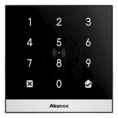 Teclado de Control de Acceso + Bracket de Instalación / Administración 100% en la Nube / Interfaz WEB / POE / Lector Prox 125 kHz / MIFARE 13.56MHz / NFC / APP Smart Plus / Control de 1 Puerta / PIN Para Visitas / IP65