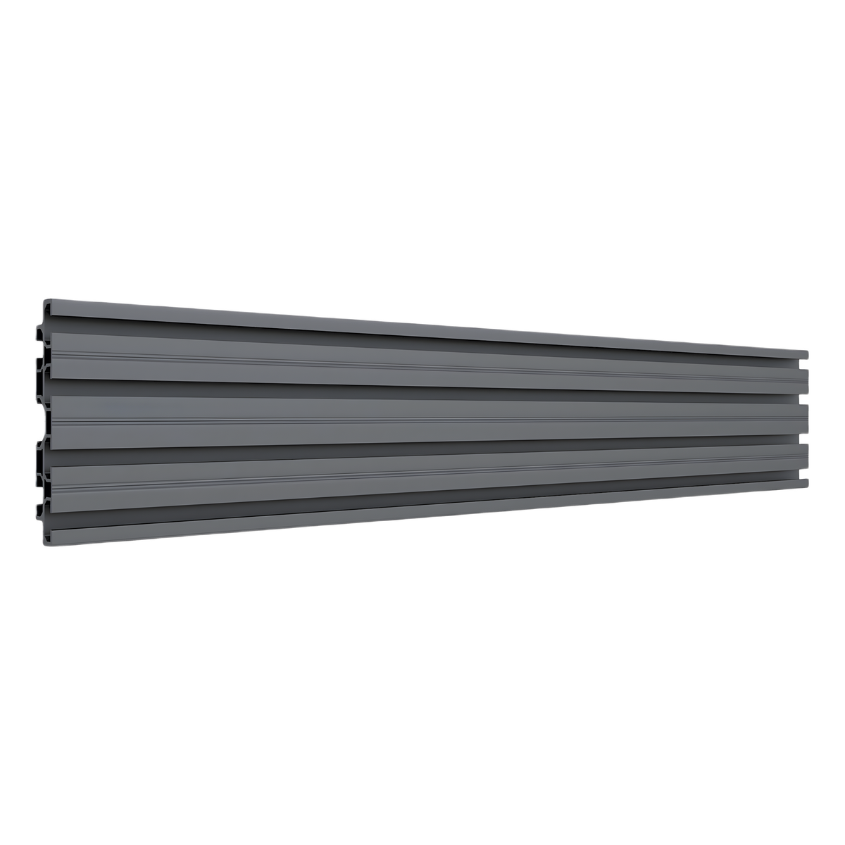 Accesorio_ Riel de Aluminio con Longitud 1000 mm |  Incluye Tapas laterales  | Compatible con estructura para Videowall | Diseño Modular