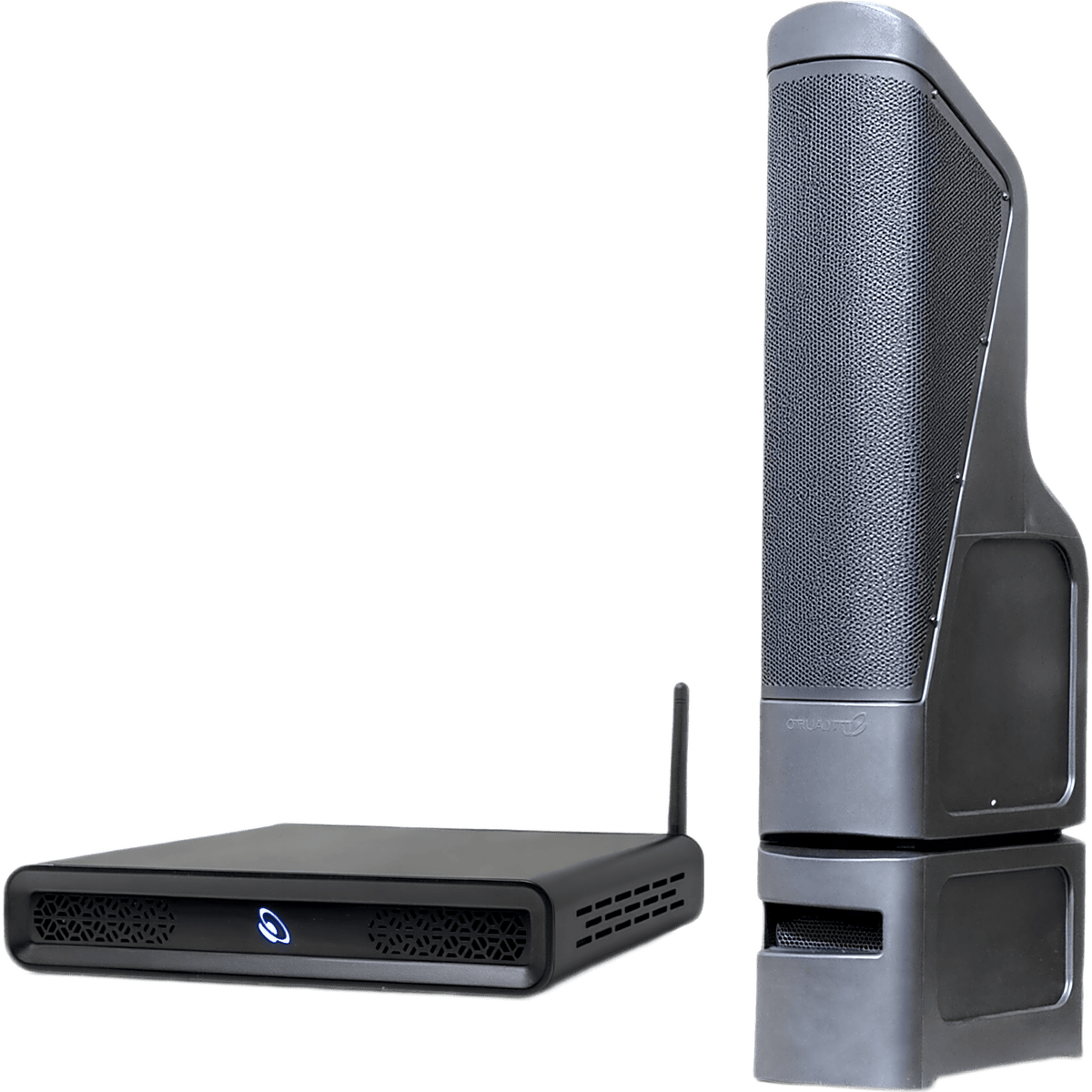 Kit TruAudio | Amplificador D2T 2 Canales 100W | Torre Line Array Exterior TT10 200W RMS | HDMI eARC + Bluetooth 5.3 | IP56