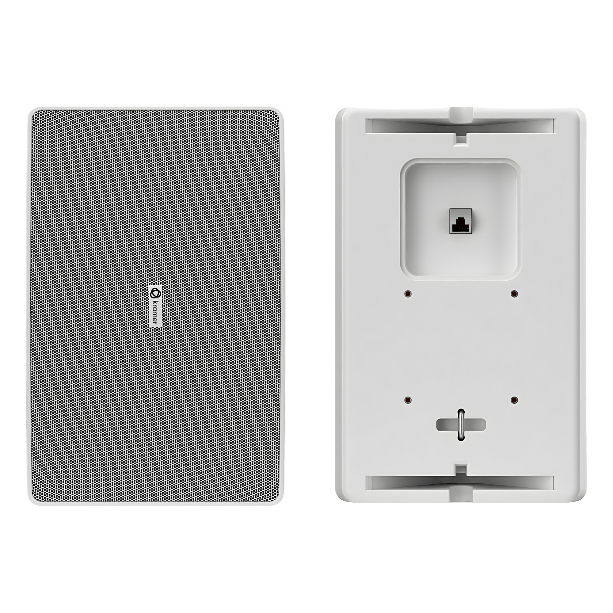 Altavoz de Pared 8" | Alimentación PoE++ | Red Dante | DSP Integrado | Mezclador 2 Canales | Montaje Flexible | 100 dB SPL