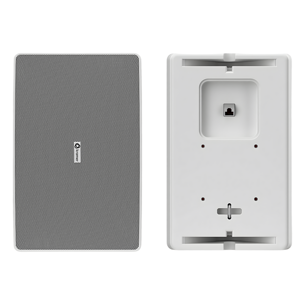 Altavoz de Pared 8" | Alimentación PoE++ | Red Dante | DSP Integrado | Mezclador 2 Canales | Montaje Flexible | 100 dB SPL
