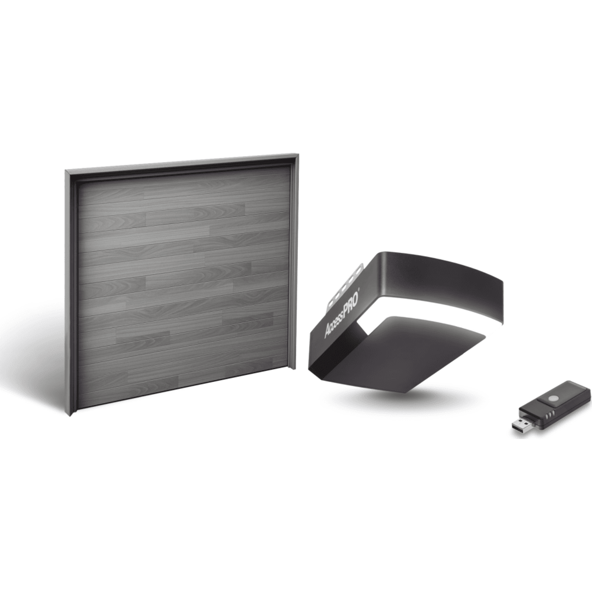 Kit Puerta de Garage 20x9 Pies / Insulada 43 mm / Motor FS1000M 1/2 HP / Interfaz WiFi ACCESSWIFI / Extensión de Riel / Incluye 3 Controles
