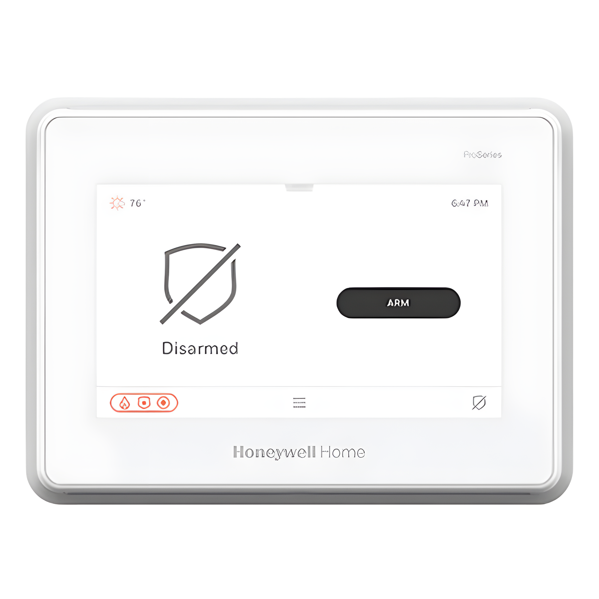 Panel de alarma con pantalla táctil de 7 pulgadas / Hasta 127 zonas inalámbricas / Compatible con sensores de otras marcas agregando modulo PROTAKEOVR1