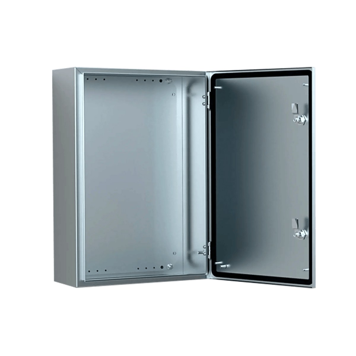 Gabinete de Acero Inoxidable 304L ASR IP66 / 600x400x210 mm (23.6x15.7x8.3 in) / 2 Cerraduras / Montaje Placa 2 mm