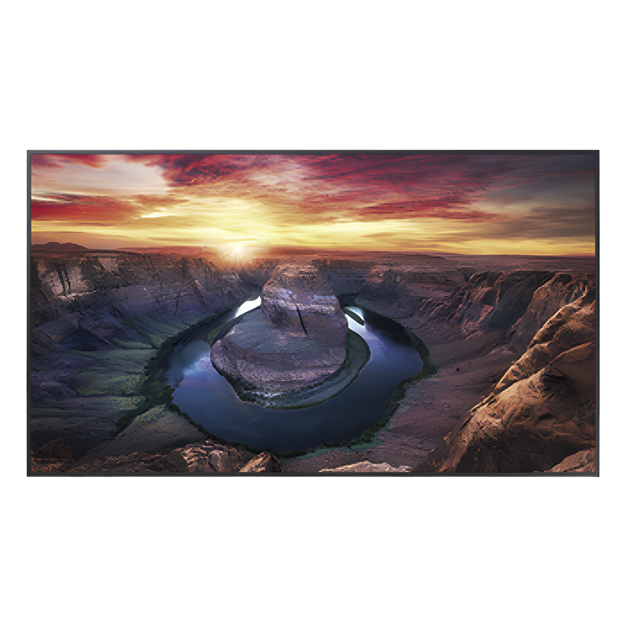 Pantalla Profesional LED de 50", UHD 4K (3840x2160p), Entradas de Video HDMI/DisplayPort / USO 24/7 / Compatible VESA / Compatible con software MagicInfo
