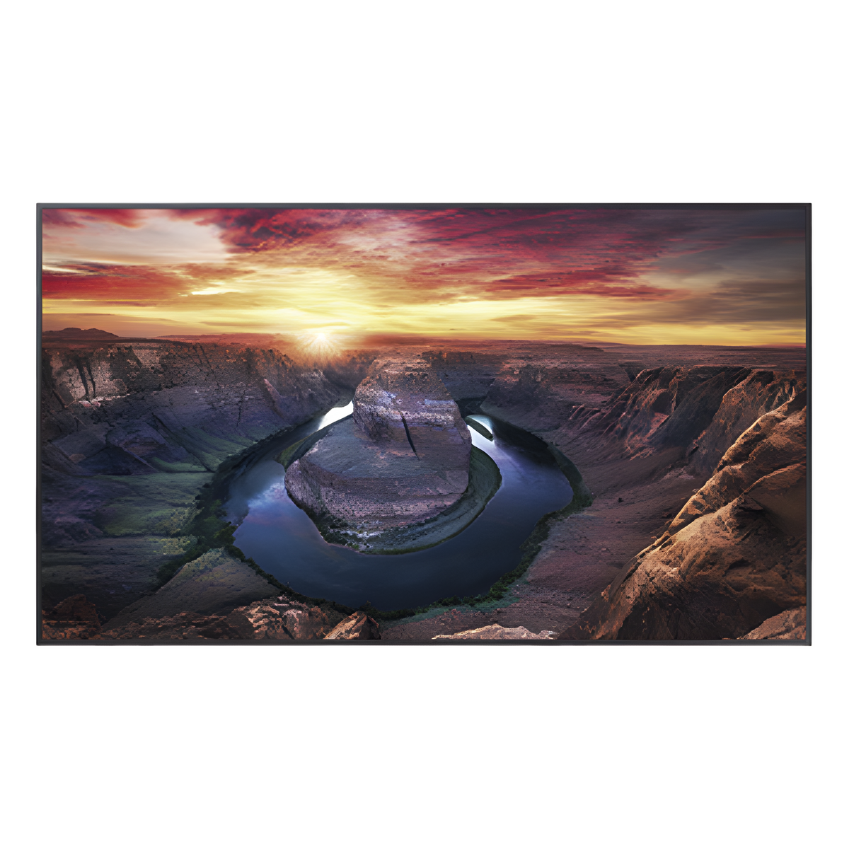 Pantalla Profesional LED de 50", UHD 4K (3840x2160p), Entradas de Video HDMI/DisplayPort / USO 24/7 / Compatible VESA / Compatible con software MagicInfo