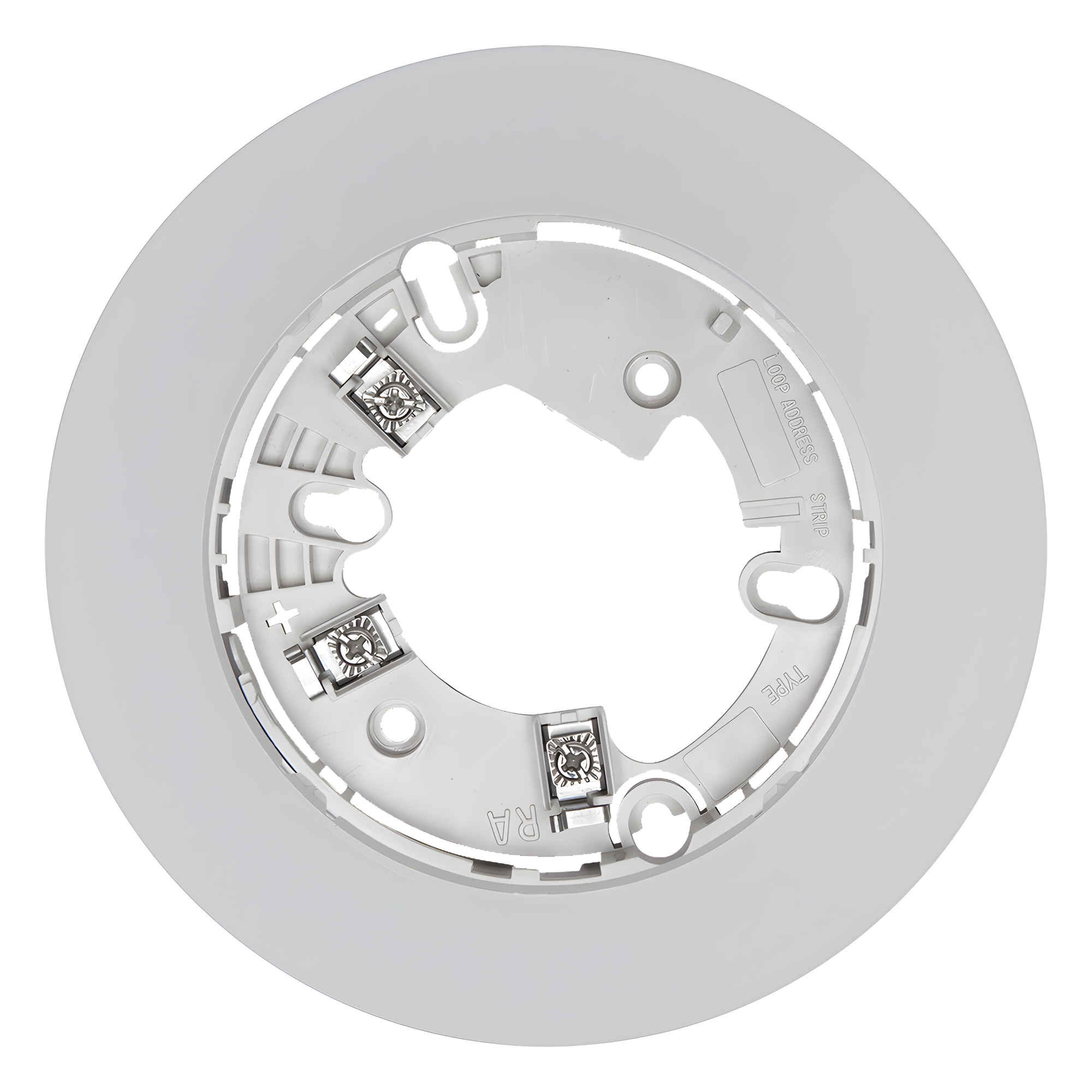 Base de 6 Pulgadas / Para detectores Notifier, Farenhyt, Silent Knight y Fire-Lite / Color Blanco