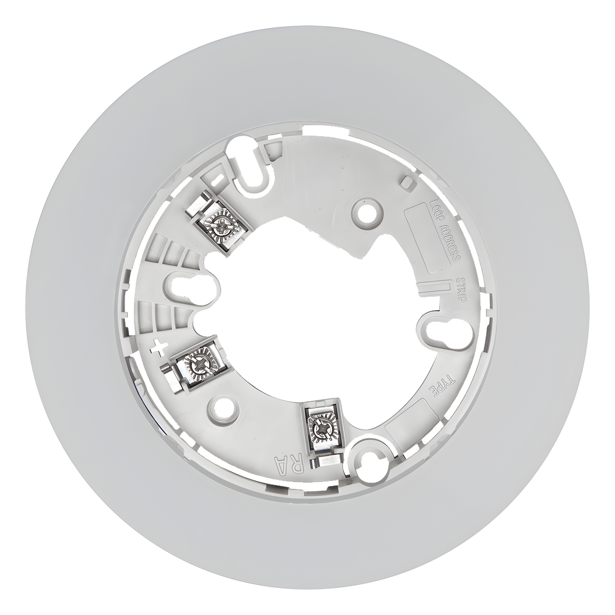 Base de 6 Pulgadas / Para detectores Notifier, Farenhyt, Silent Knight y Fire-Lite / Color Blanco