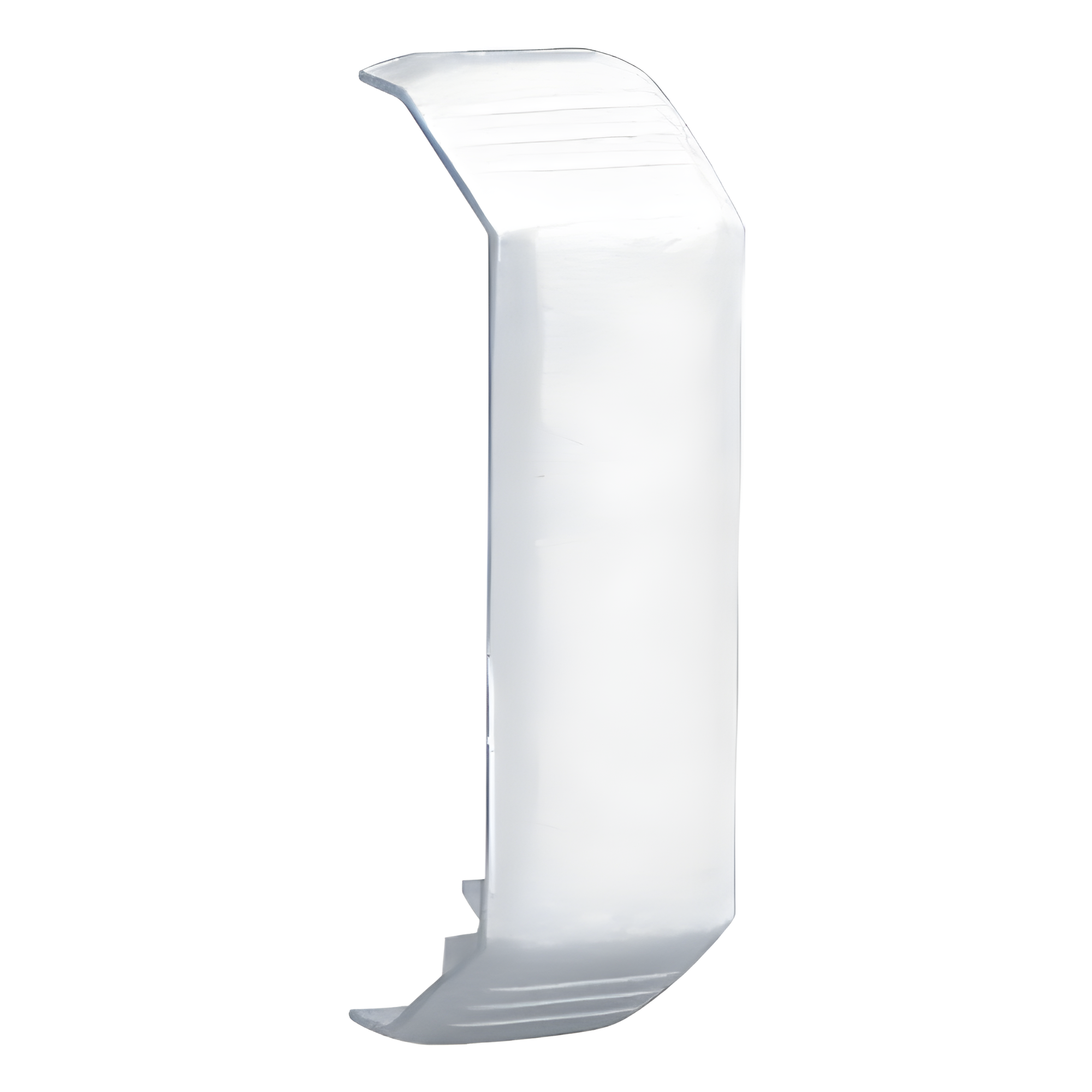 Unión recta de tapa, para uso con canaleta T45, Material PVC Rígido, Color Blanco Mate