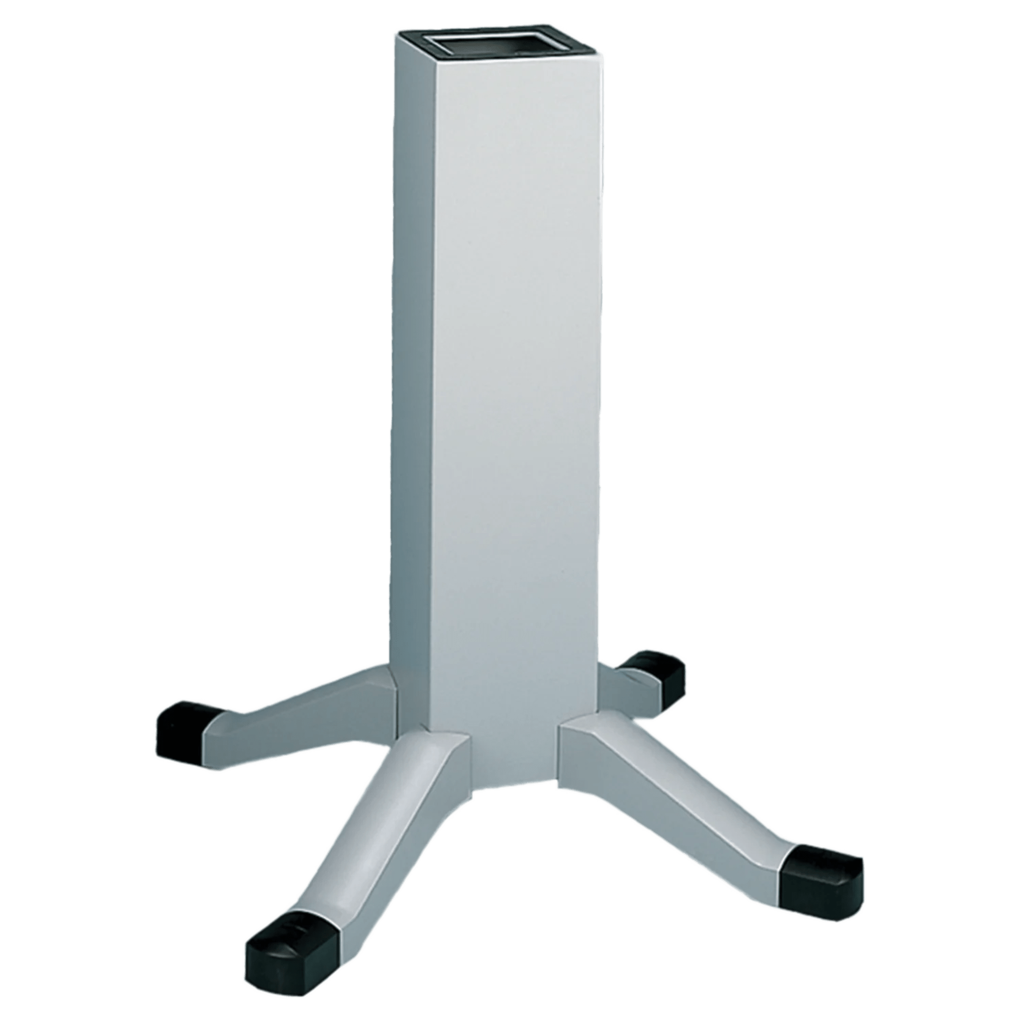 Pedestal de Acero con Patas para Gabinete HMI / 914 x 102 x 102 mm / Acero Suave / Pintura en Polvo Gris ANSI 61 / Altura Ergonómica 914 mm (36 in)