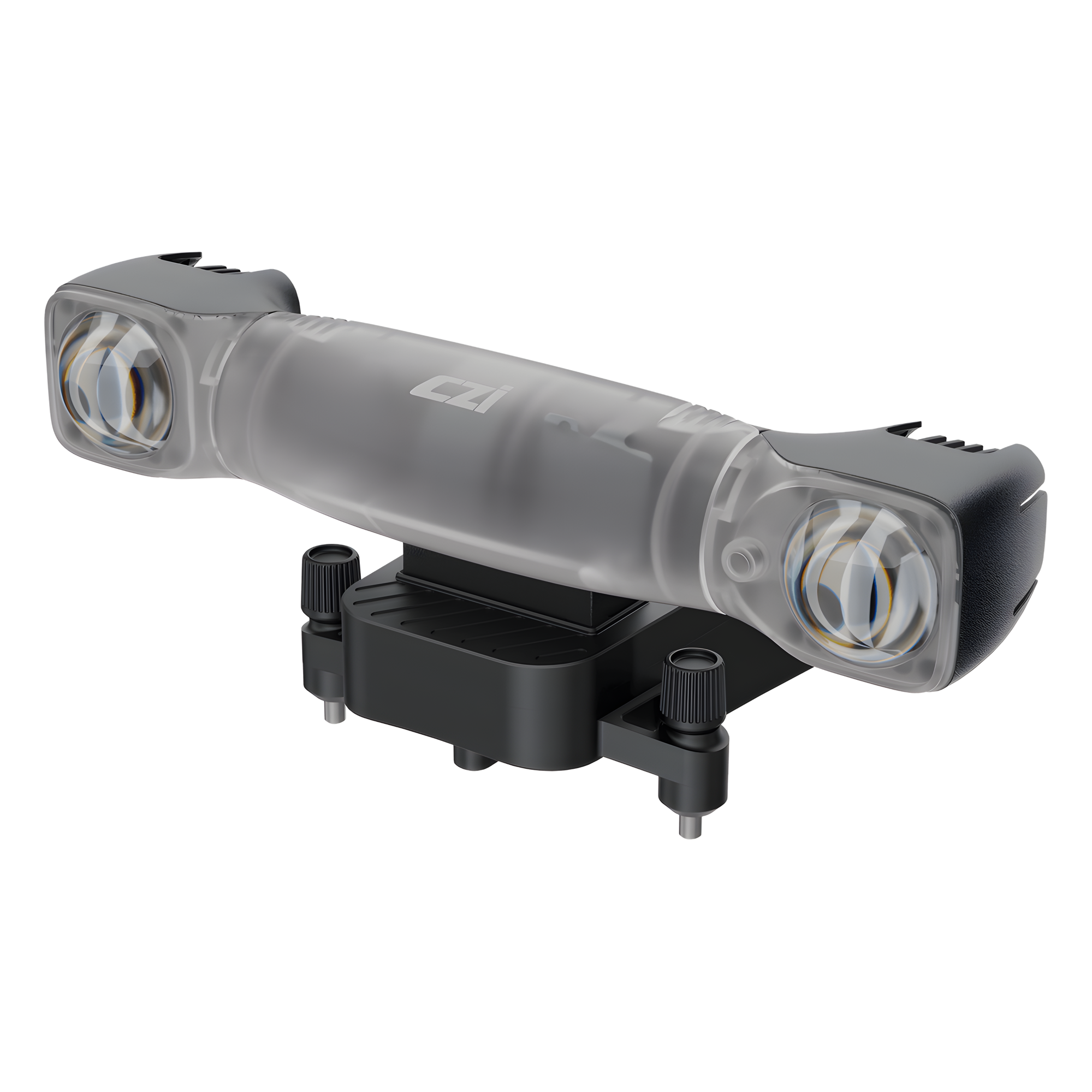 Luz de búsqueda, 30W LED Blanco, 100m Alcance, Algoritmo AI, Luz Roja/Azul/Amarilla, Láser Verde, Compatible Mavic3Enterprise/Matrice4, Peso 130g