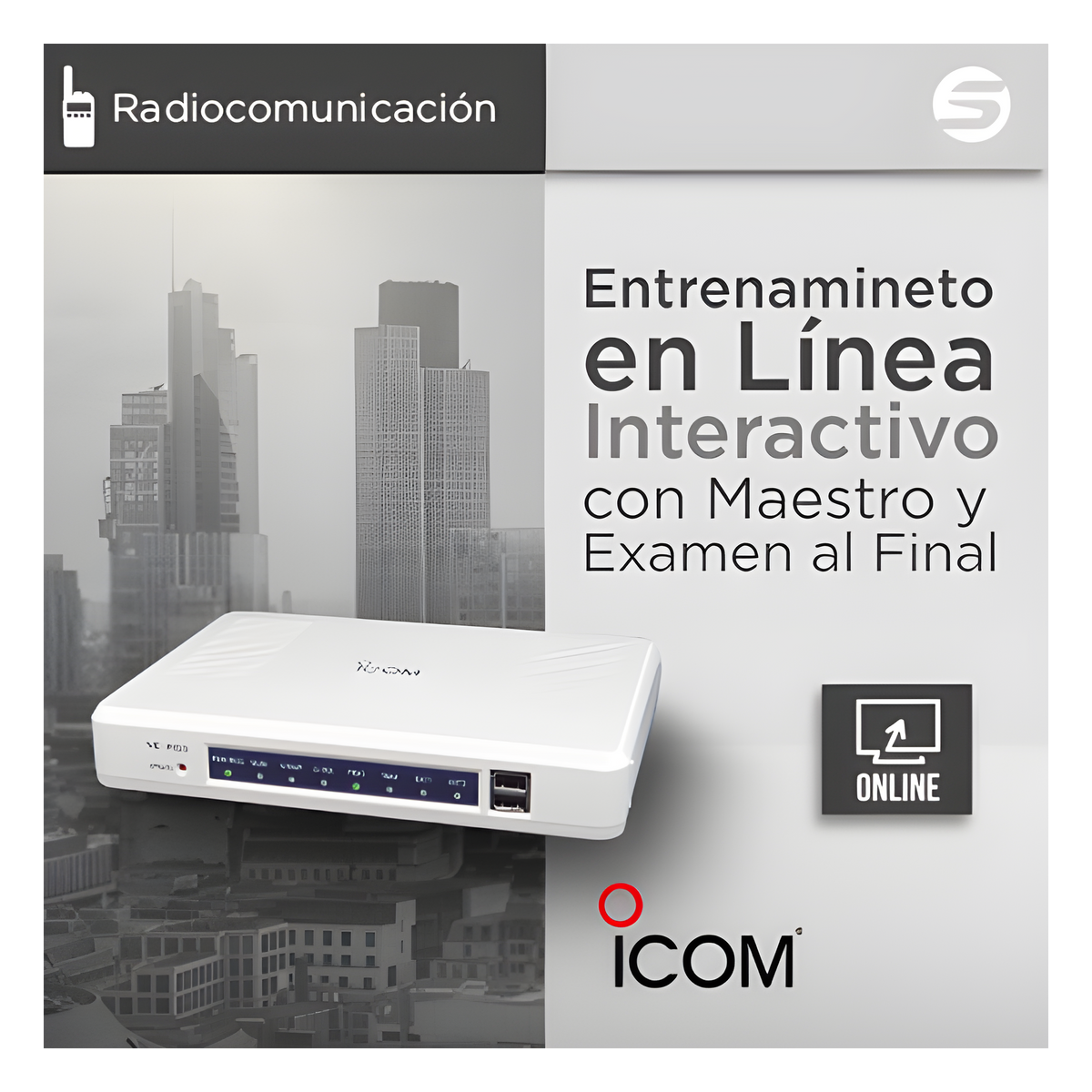Comunicación IP con VE-PG3 de Icom - Curso Express SYSCOM