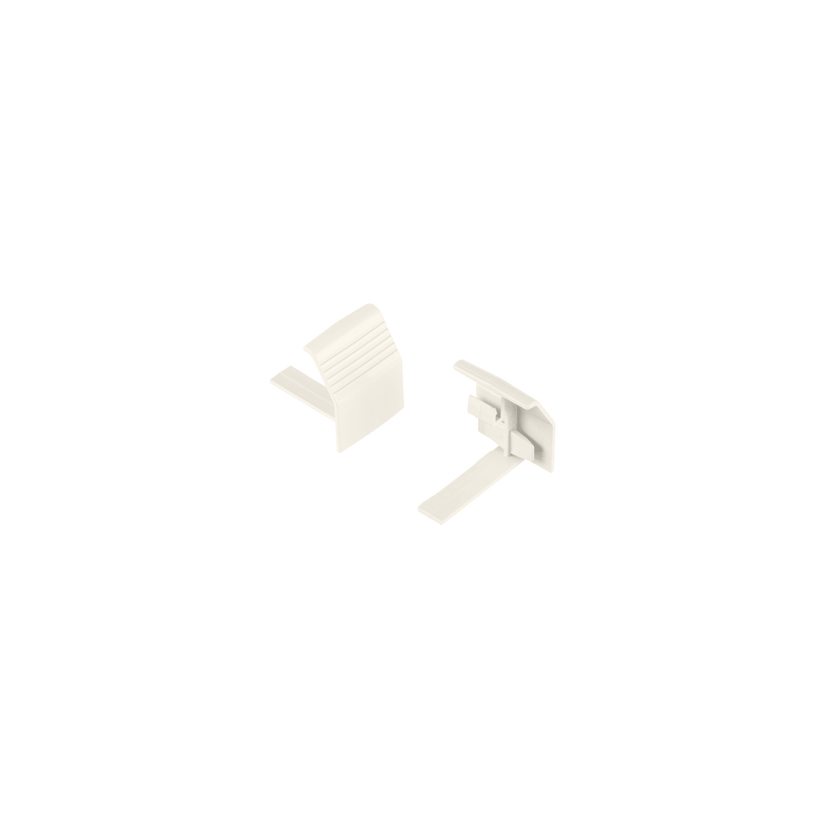Unión recta de base, para uso con canaleta T70, Material PVC Rígido, Color Blanco