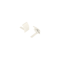 Unión recta de base, para uso con canaleta T70, Material PVC Rígido, Color Blanco