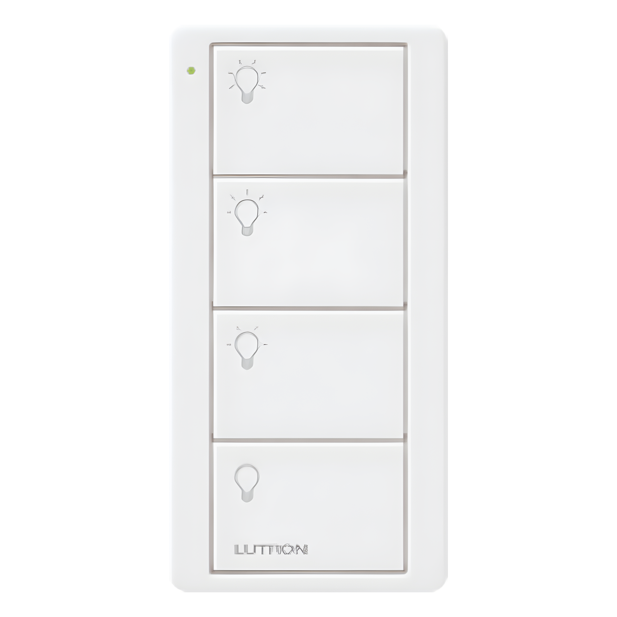 Control remoto inalámbrico Pico de 4 botones para 3 escenas de iluminación y apagado, batería de 10 años, para Caseta Wireless, RA2 Select, RadioRA y HomeWorks