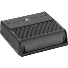 Amplificador Náutico y para Automóvil / 2 Canales / Clase D / 200 W / Rango Completo / 75 W RMS x 2 a 4 &Omega; / 100 W RMS x 2 a 2 &Omega; / Puenteado 200 W x 1 / Filtro Paso Alto y Bajo 50-500 Hz / Entradas RCA / Fusible 20 A / Dimensiones