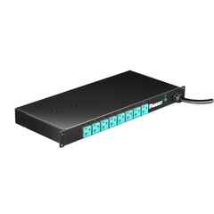 PDU EL2P Switchable y Monitoreable (MS), para Distribución de Energía, Enchufe de Entrada NEMA L5-20P, Con 8 Salidas 5-20R, Horizontal 19in, 120 Vca, 20 Amp, 1 UR