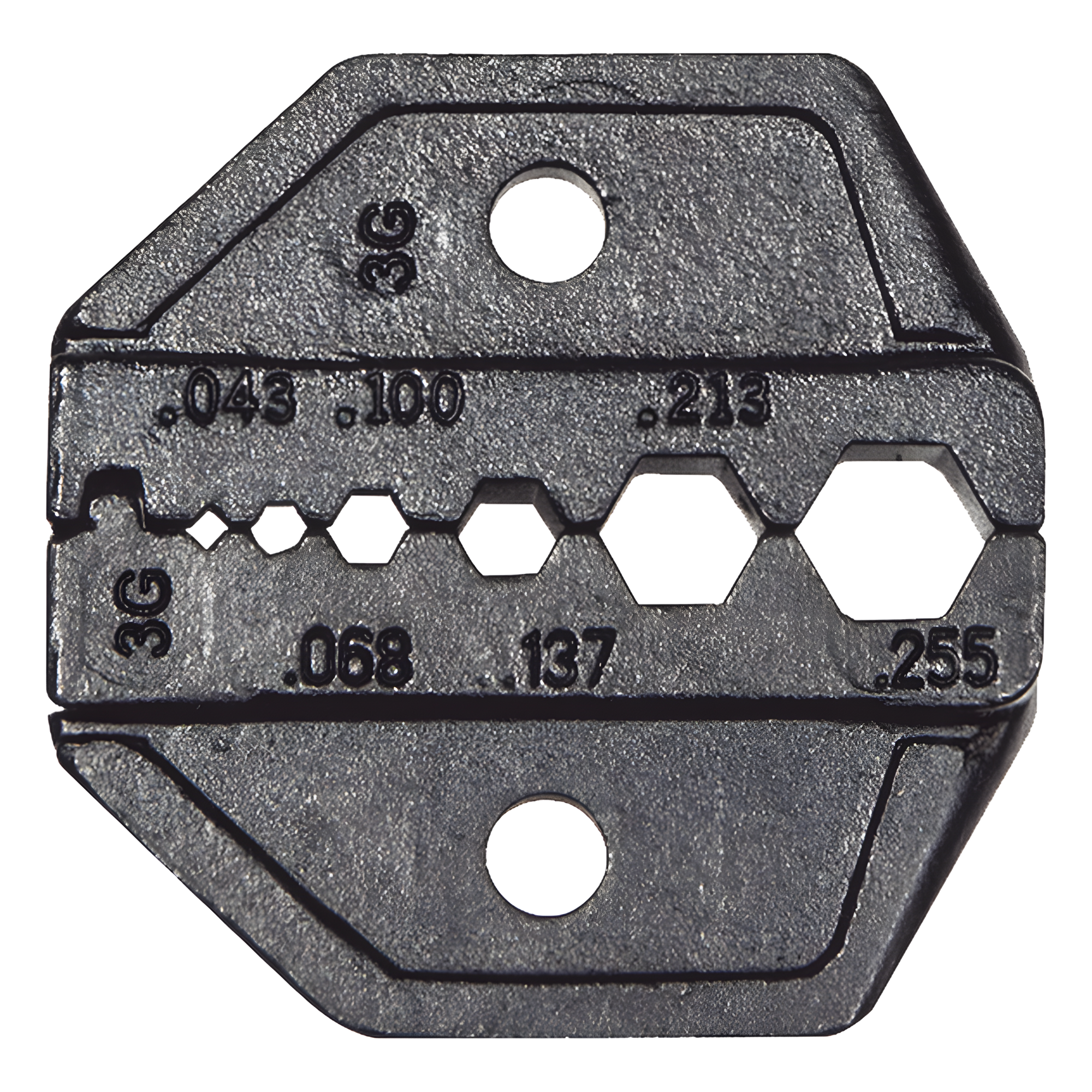Matriz Ponchadora para RG58, RG59, RG62 y RG174. Compatible con Pinza Ponchadora VDV200-010