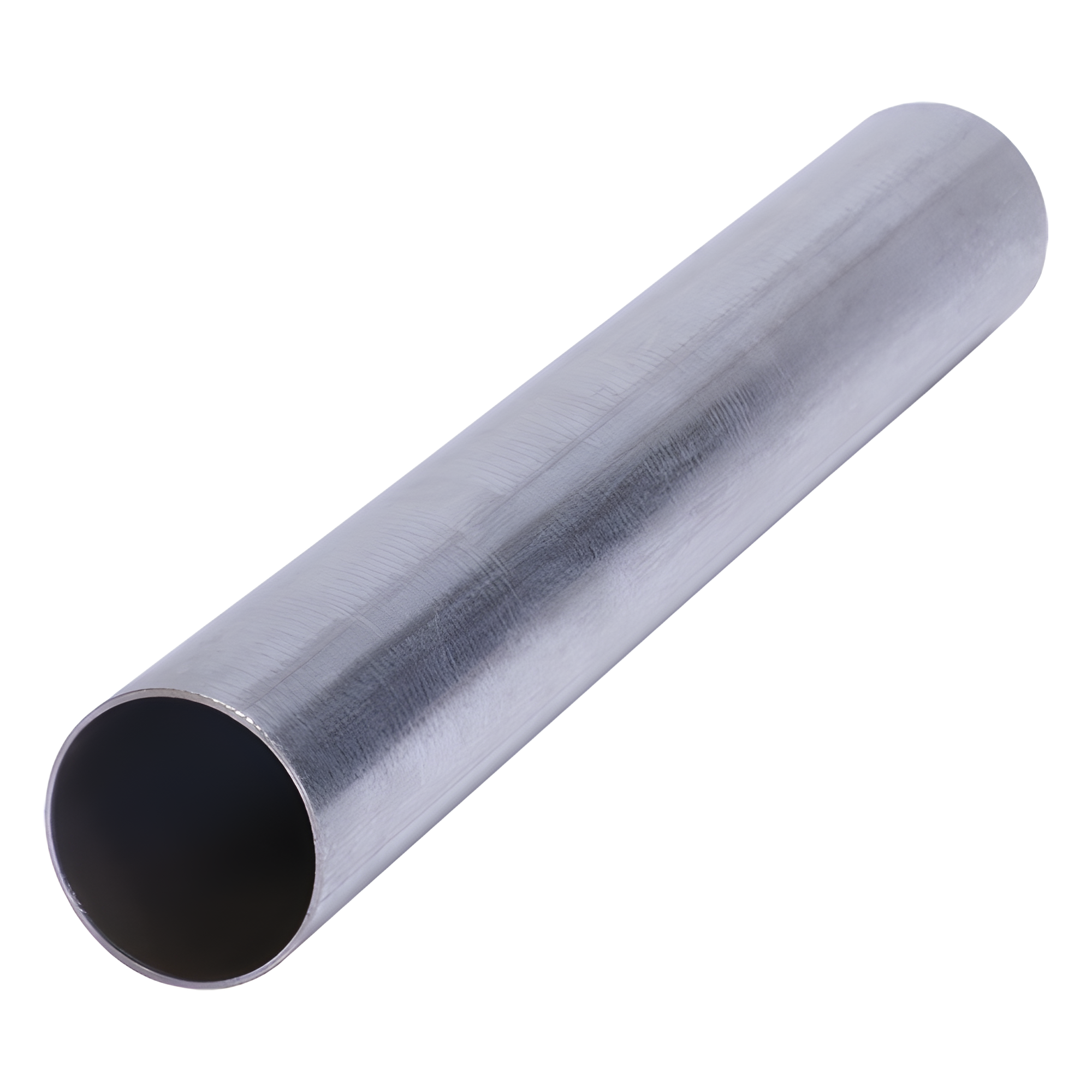 Tubo conduit 2" (52mm)  X 3 metros pared delgada sin cople galvanizado sin rosca etiqueta verde, calibre 16.