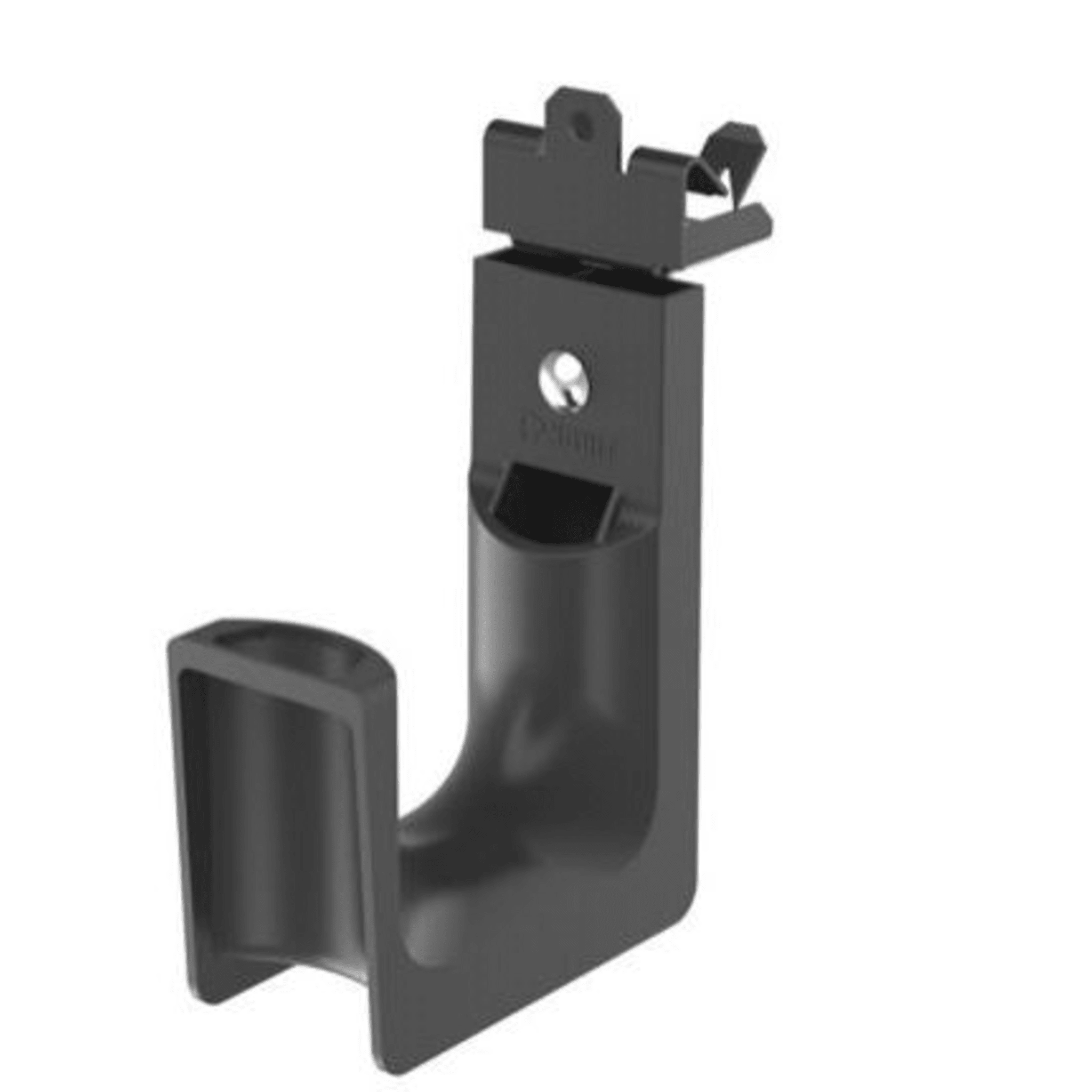 Sujetador STRONGHOLD tipo J (J-Hook), grosor de Brida 1/2", para Viga instalada con Martillo, hasta 46 Cables Cat6, Nylon 6.6 Metal, Color Negro, 1 pieza