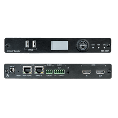 Decodificador AVoIP | Entrada HDMI | 4K60 | Red 1G | Soporta KVM | IR RS232 CEC | HDR10 | PoE | Escalable 999 Canales | Baja Latencia