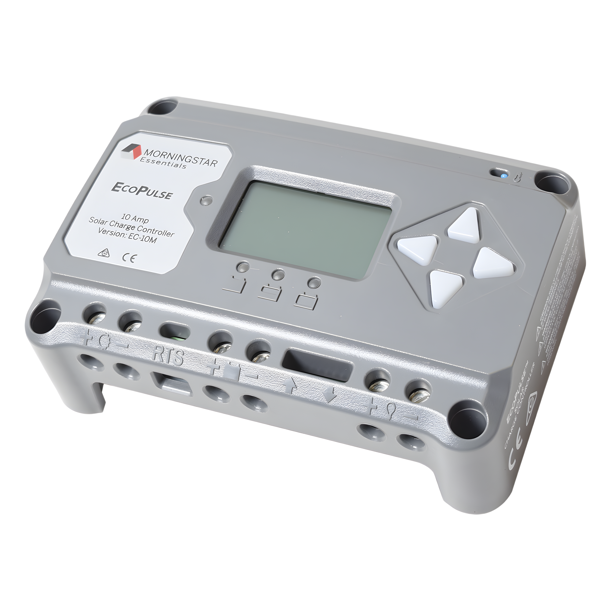 Controlador solar 12/24 Vcc  de 30 Amp. Con pantalla de medición