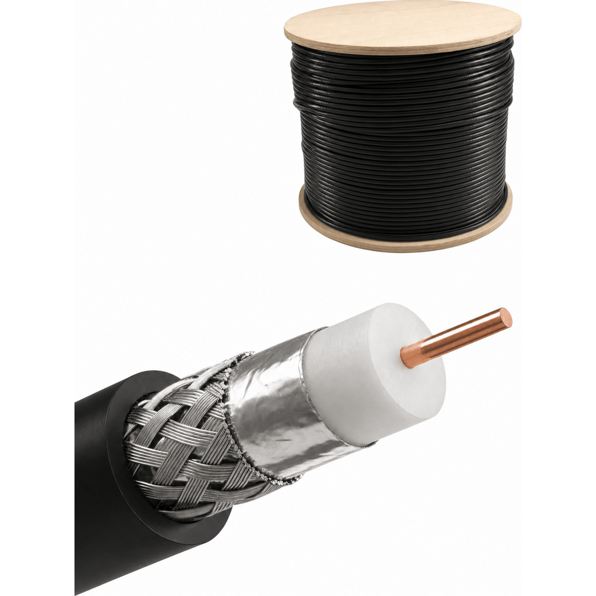 Rollo de 100 Metros de LP400 de 50 Ohms | Cable Coaxial Profesional