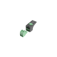 Módulo Conector Eléctrico para Cable Eléctrico FMPS, Compatible con 26-12 AWG, Tipo Mini-Com, Color Verde