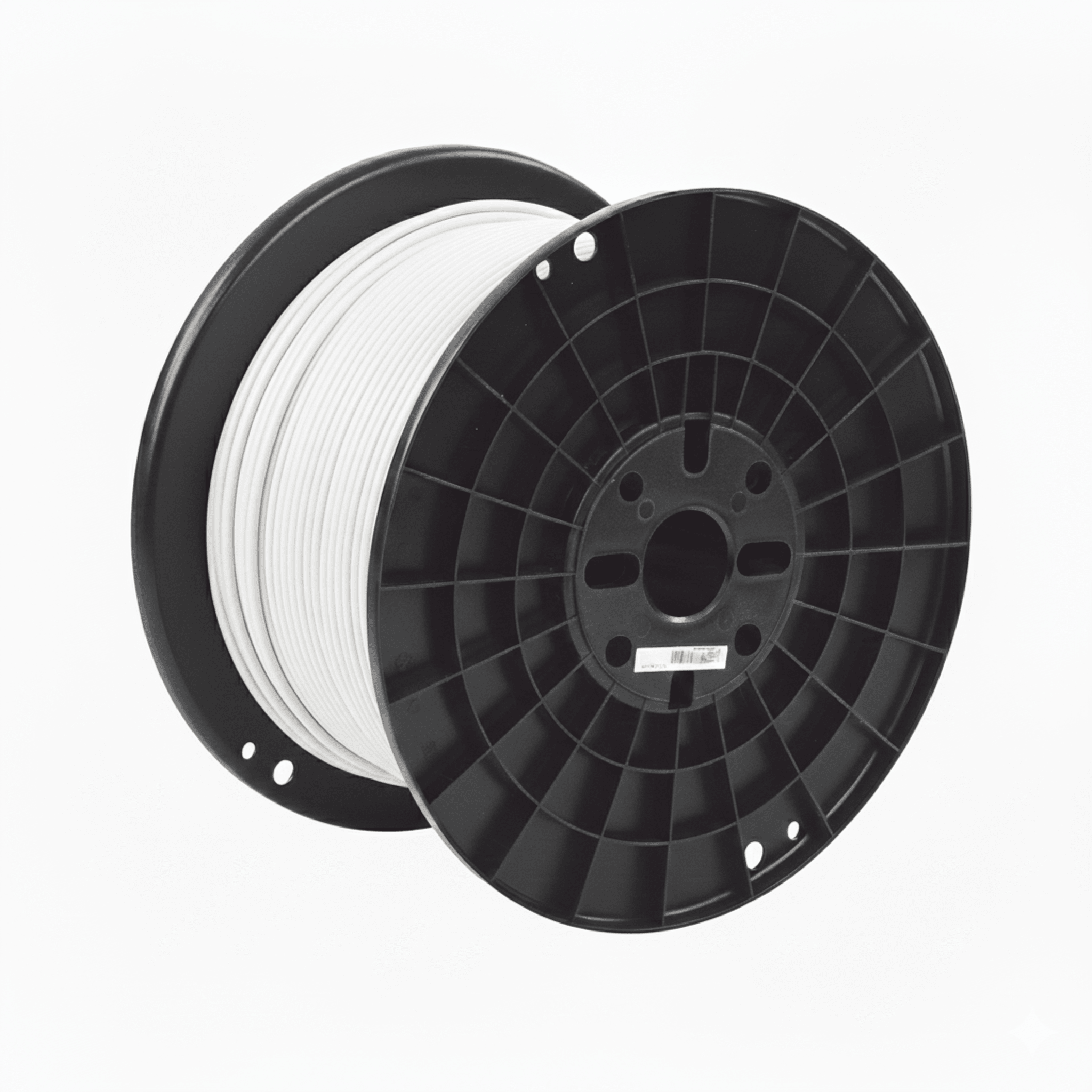 Bobina de Cable UTP de 4 Pares, Cat6A, 23 AWG, CMP (Plenum), Color Blanco, 305 Metros (1000 Pies)