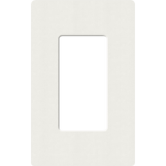Placa de pared 1 espacio, para atenuador (dimmer), apagador ó control remoto inalámbrico LUTRON.