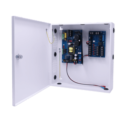 Fuente de Poder para Control de Acceso AL600FC / 6A Total / 5 Salidas Clase 2 PTC Auto-reiniciables / 12-24 VDC Selectable / Entrada 115 VAC / Respaldo Batería 40 AH / Supervisión FACP / Fail-Safe y Fail-Secure