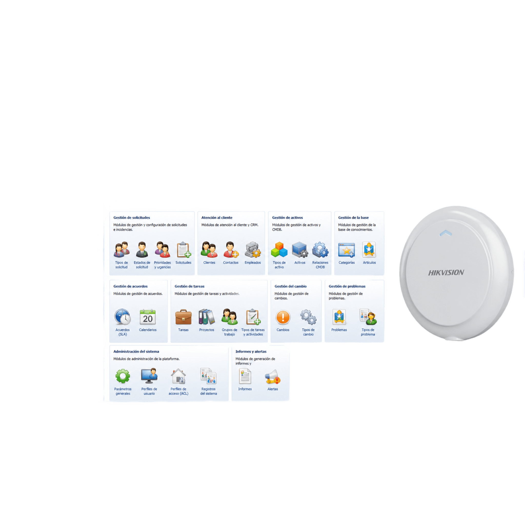 Licencia de Integración / Monitorización con Terceros / Detección de Frecuencia Respiratoria / Detección de Movimiento / Detección de Caídas / Detección de Frecuencia Cardíaca / Compatibilidad Hikvis