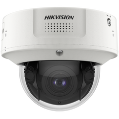 Domo IP 8 Megapixel / Lente Mot. 2.8 a 12 mm /  DARKFIGHTER / WDR 120 dB / IK10 / 30 mts IR / Conteo Facial / Detección Facial / Interior / PoE / Búsqueda por Atributos / Micrófono Integrado / Micro SD